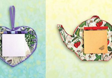 Магнитики на холодильник в технике декупаж