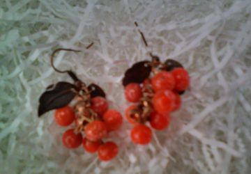 Серьги облепиха