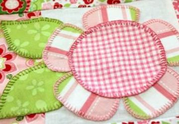 Аппликация из ткани