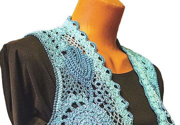 Жилет  Бирюзовый восторг