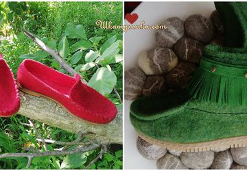 Три варианта обуви за 4 дня на одном шаблоне.
