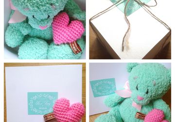 Мишка вязанный