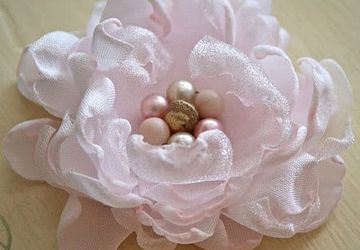 Цветы из ткани своими руками