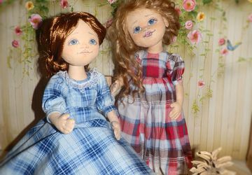 Текстильные куклы-неженки