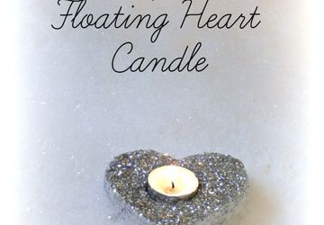 Плавающая свеча "Сердце"для романтического свидания.