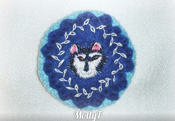 Брошь Хаски