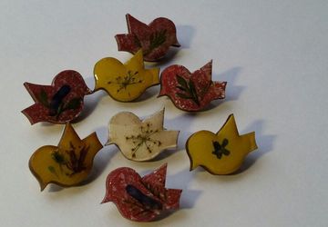 Брошки-птички