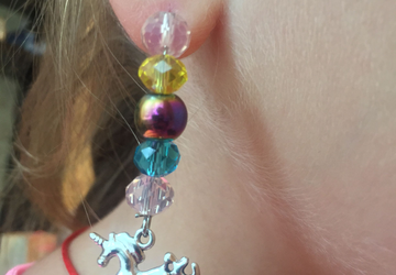 Серьги с единорогами 🦄