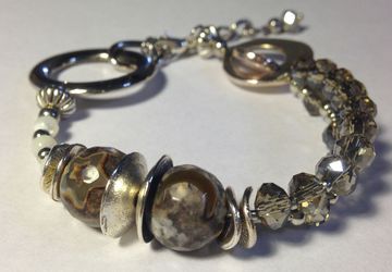 Браслет с агатом