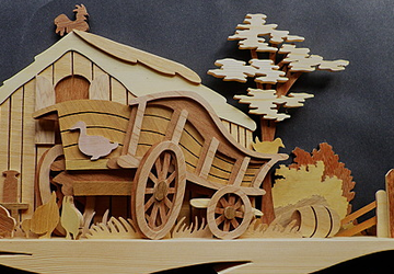 Украшение на стенку из дерева