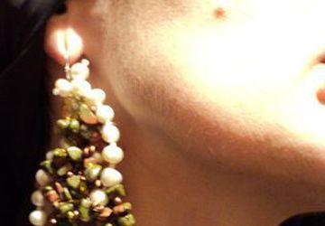 серьги КАМУШКИ