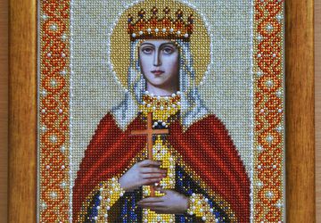 Икона вышивка бисером