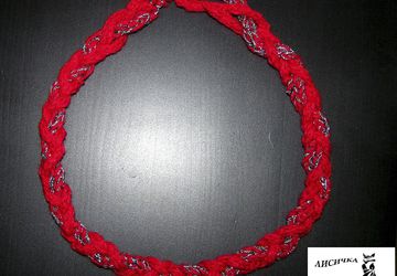 Текстильные бусы