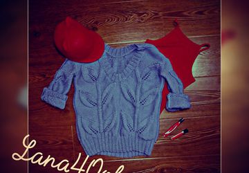 Кофта «Крупные листья»