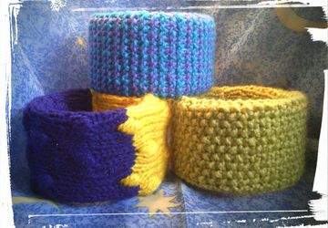 Вязаные браслеты