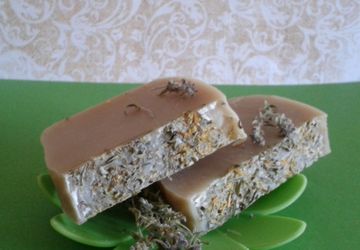 Натуральное мыло на травах
