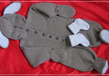 Комбинезон "Зайка" для новорожденных