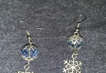 Серьги "Снежинка"