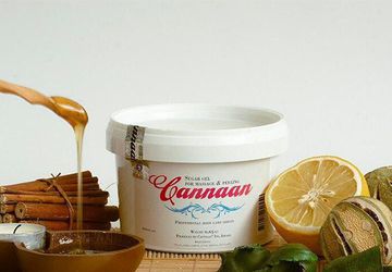 Массаж лица сахарным гелем 