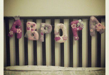 Именная гирлянда из фетра.