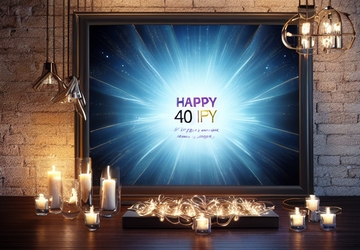 How to make a gift for 40th Birthday