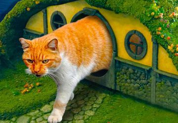 Домик для кошки своими руками