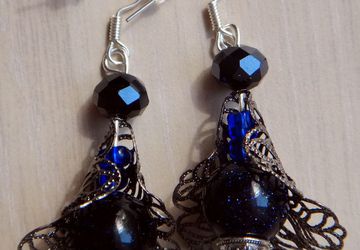 Серьги с авантюрином