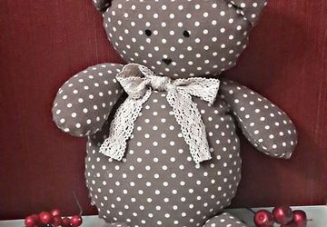 Уютный винтажный мишка своими руками