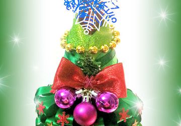 Съмный чехол "Новогодняя елочка" для новогоднего напитка