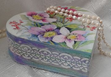 Шкатулка ручной работы "В сердце весна"