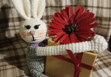 Зайка-поздравляйка!