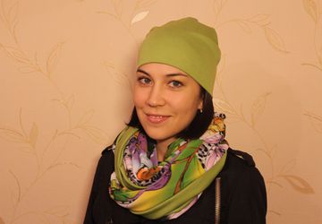 Комплект снуд и шапка "Осенний вальс"