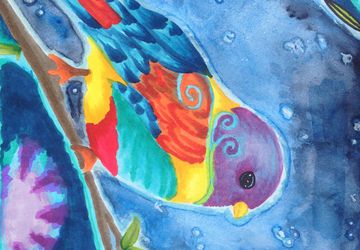 Открытка Птицы