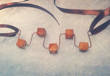 Строгое колье "Углы"