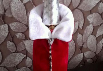 Новогодняя бутылка