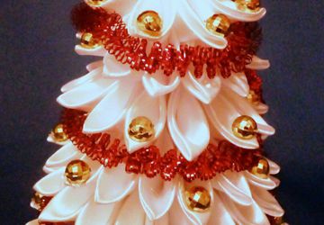 Ёлочка канзаши