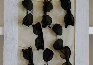 Органайзер для солнцезащитных очков своими руками.