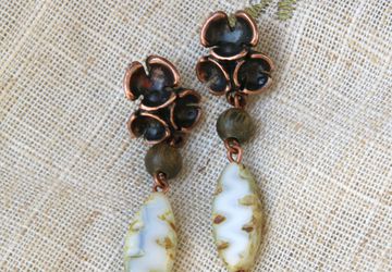 Серьги «Подснежник»