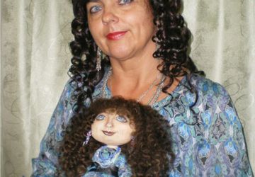 Портретная текстильная кукла