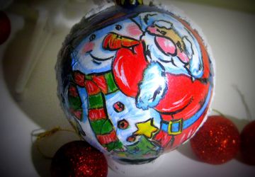 Декупаж шариков