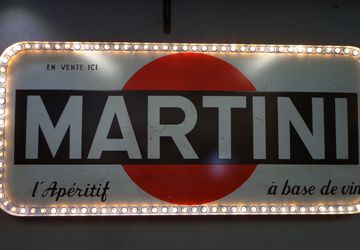 Винтажная вывеска Martini 1957г.