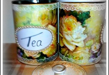 Емкости для сыпучих(чая и кофе).