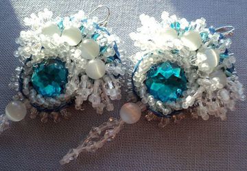 Серьги  А-ууу... Снегурочка!