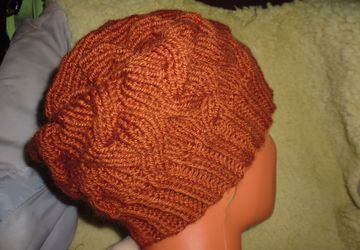 Шапка с загибом