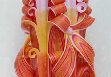 Резная свеча