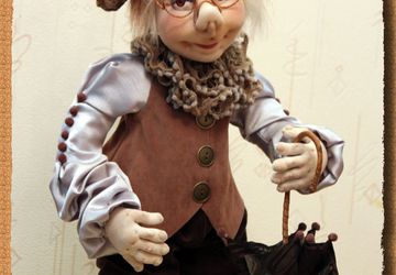 Текстильная кукла "Мудрый сказочник"