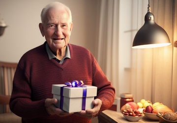 How to make a gift for new grandpa