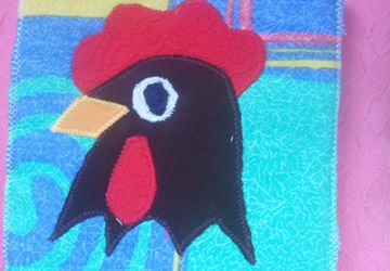 прихватка с петушком