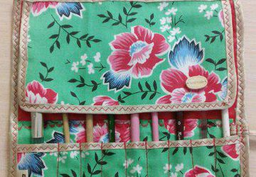 Чехол ручной работы для хранения кистей и инструментов