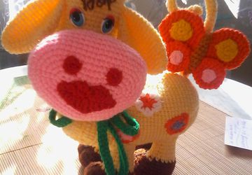 Цветочная корова